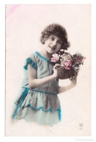 Postais: RETRATO DE NIÑA // 1914